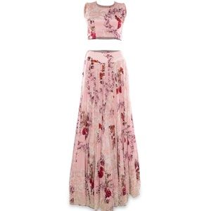 HoliChic by Megha Rao Pink Embellished Lehenga